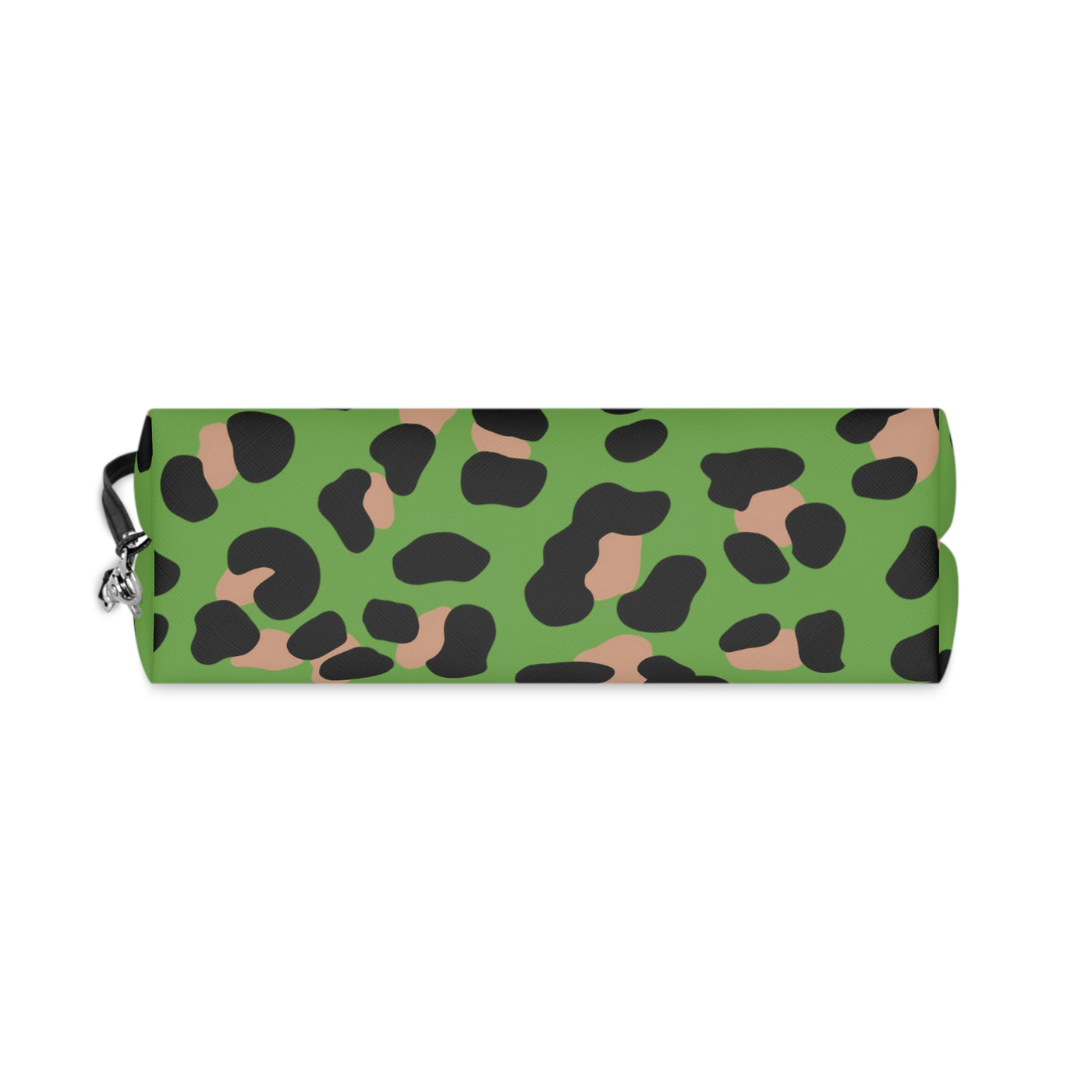 Leopard Green Makeup Bag