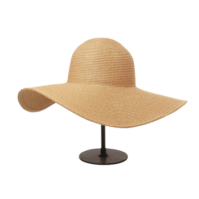 Wide Brim Beach Hat Beige