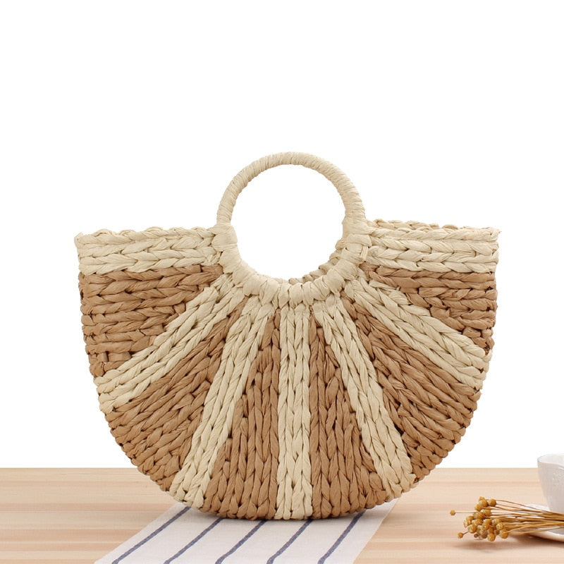 Half Moon Bag Beige