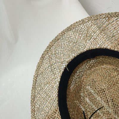 Rustic Panama Hat Black