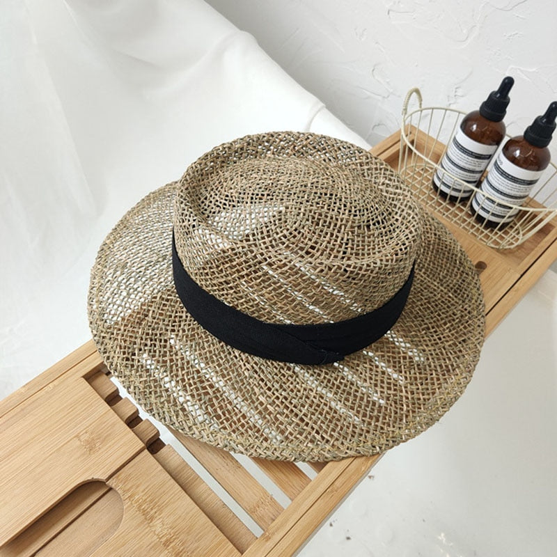 Rustic Panama Hat Black
