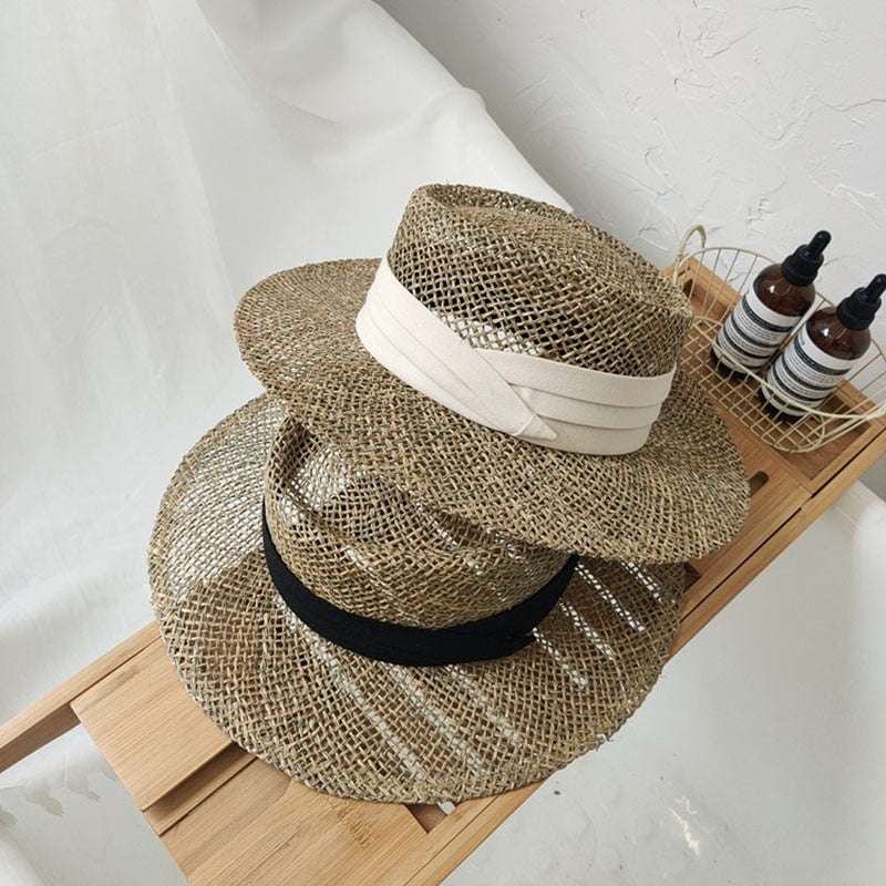 Rustic Panama Hat Black