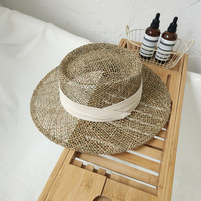 Rustic Panama Hat Beige