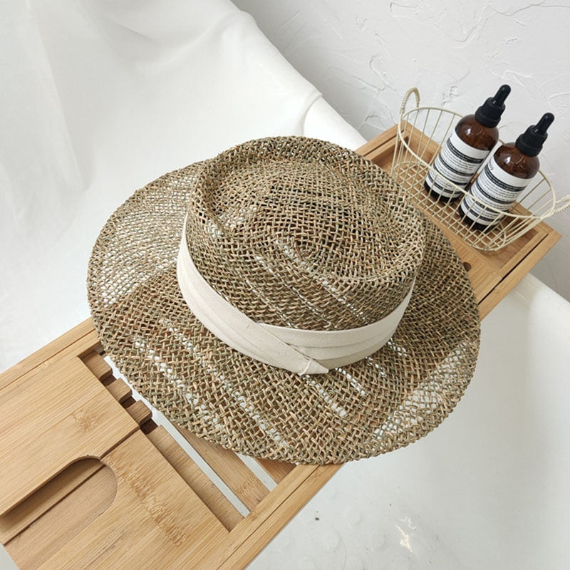 Rustic Panama Hat Beige