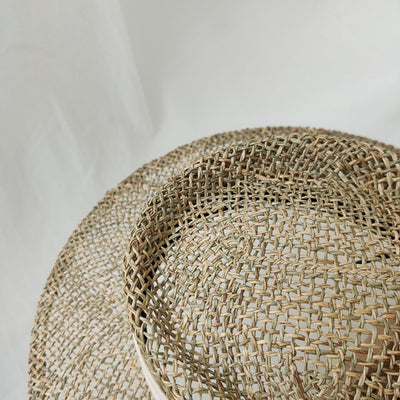 Rustic Panama Hat Maroon