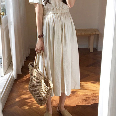 Beach Basket Bag Cream