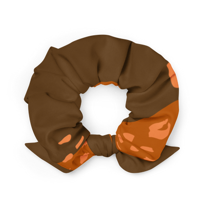 Recycled Brown Jungle Scrunchie