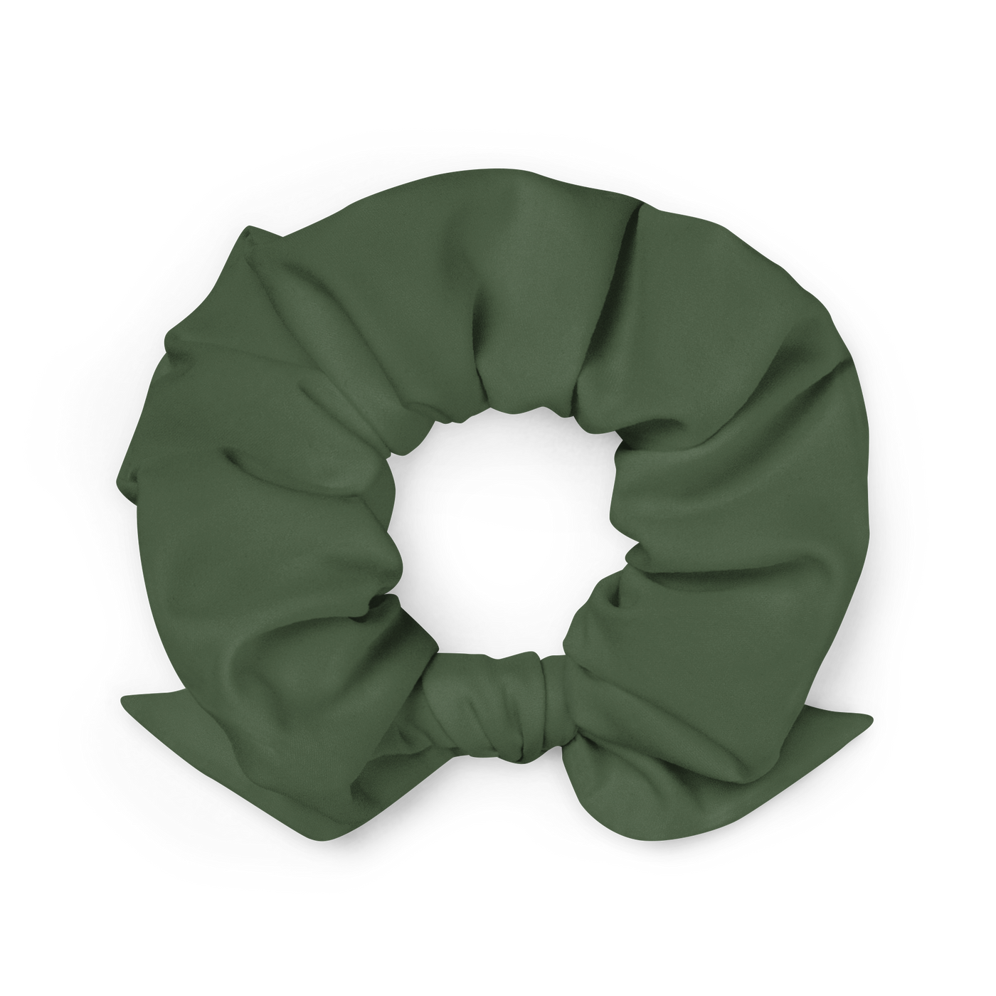 Recycled Green Scrunchie