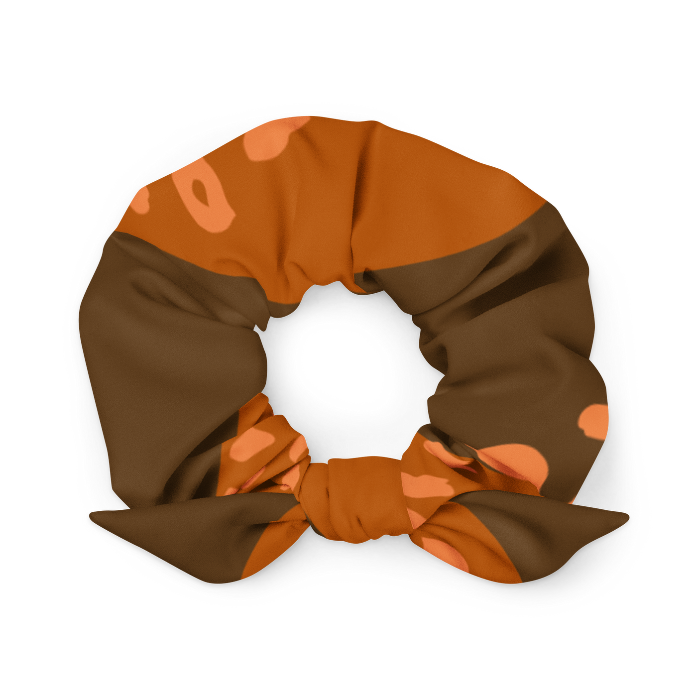 Recycled Brown Jungle Scrunchie