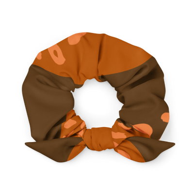 Recycled Brown Jungle Scrunchie