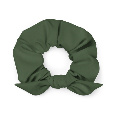 Recycled Green Scrunchie