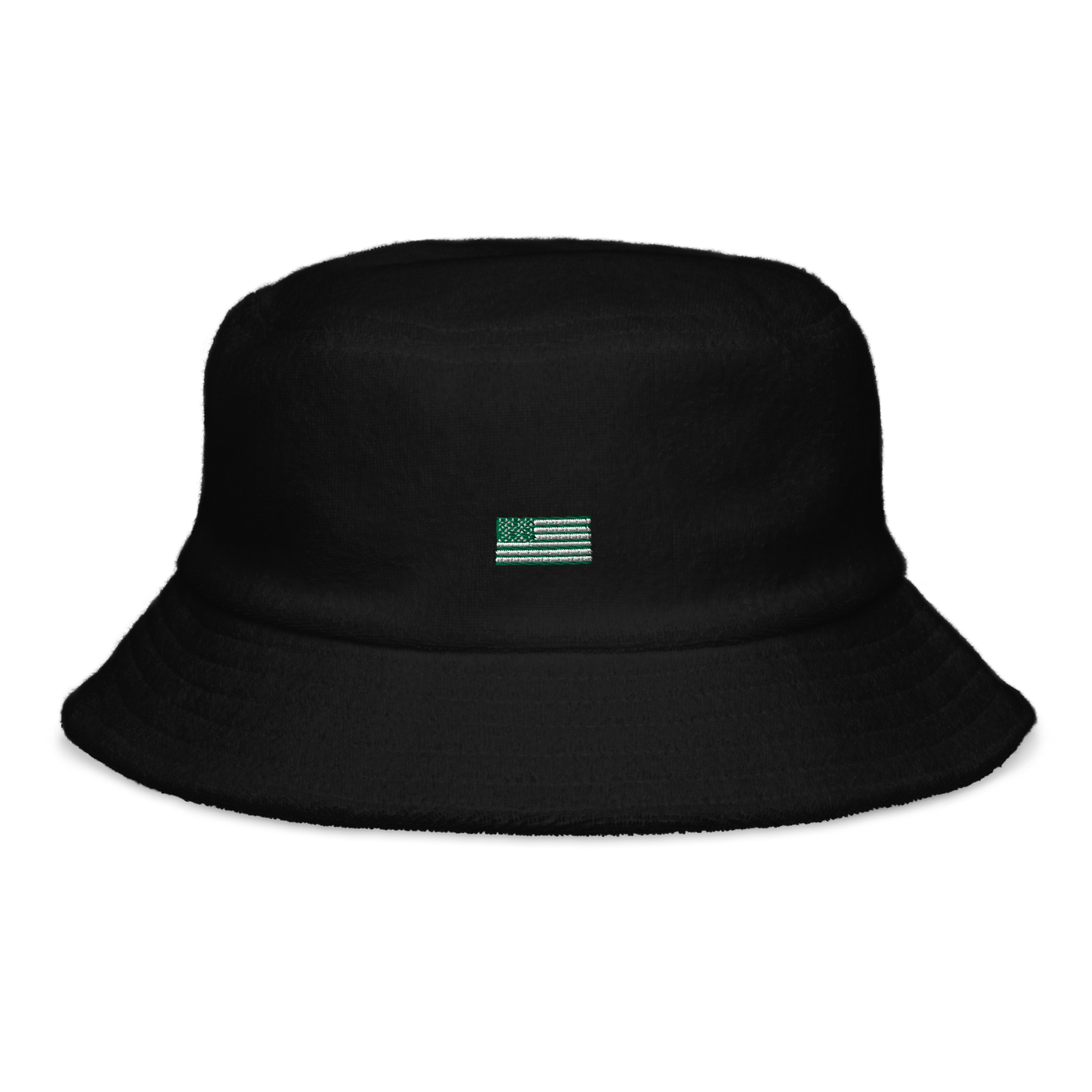 Black USA Terry Bucket